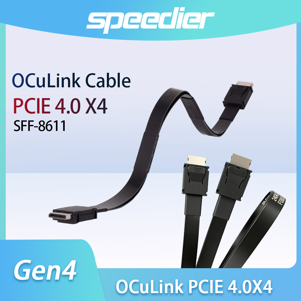 كابل ADT-Link OCuLink SFF-8611 - مراجعة External Gpu Dock Pcie 4.0 Oculink وسعره