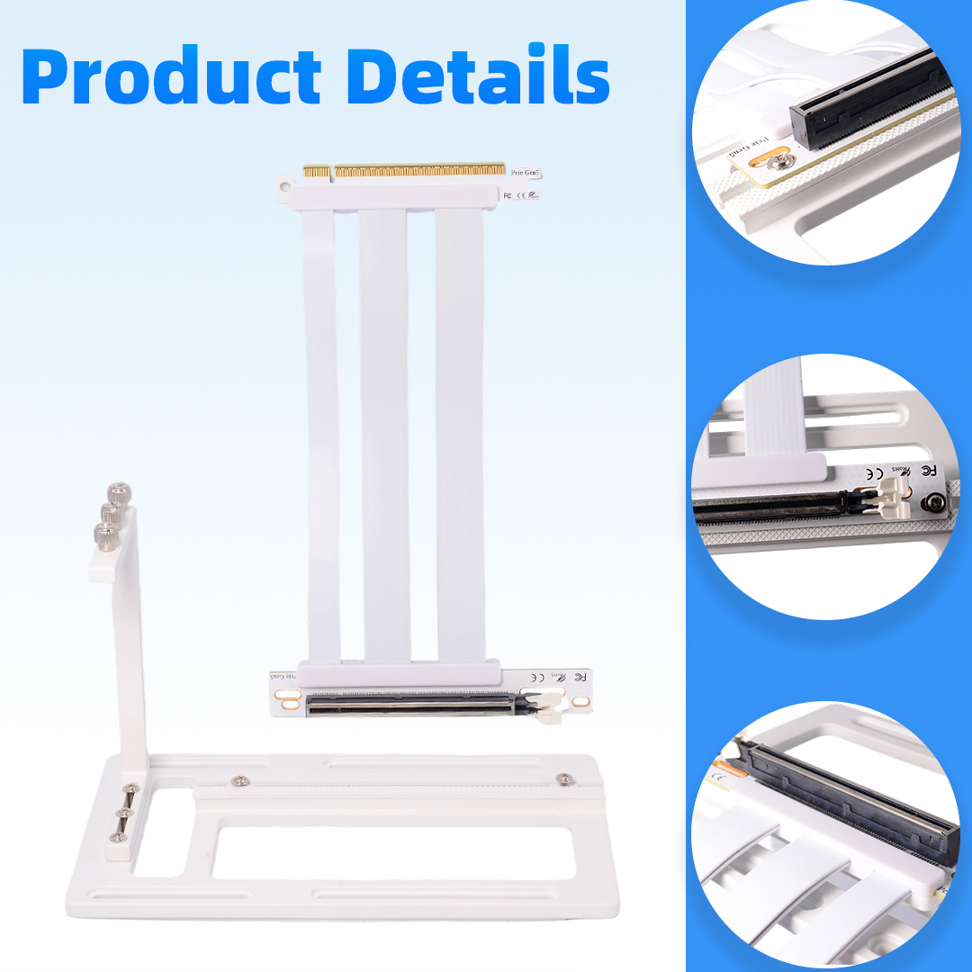 كابل رايزر PCIe 5.0 /4.0 /3.0  - مراجعة Pcie 4.0 X16 Riser Cable 90 Degree وسعره
